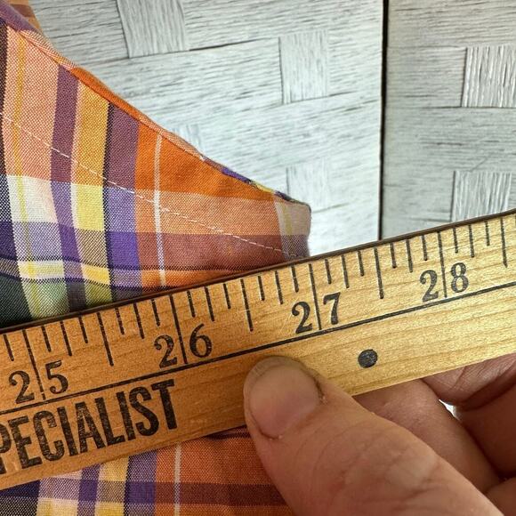 Ralph Lauren plaid men’s shirt, button-down cotton spring  - Picture 10 of 11